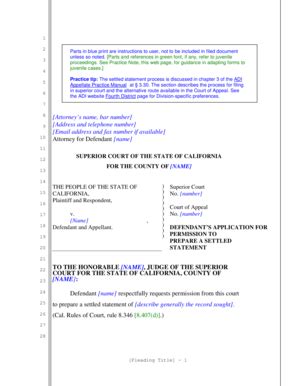 Fillable Online Pleading Form With Lines Appellate Defenders Inc