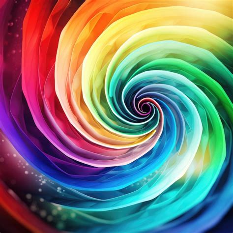 Premium Ai Image Vibrant Whirlpool Exploring The Colorful Spiral