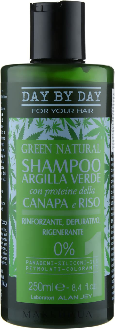Alan Jey Green Natural Shampoo - Шампунь с зеленой глиной, протеинами ...
