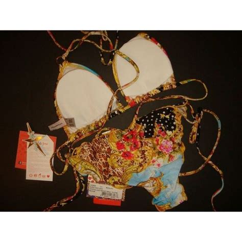 Luli Fama Swim Luli Fama Xss Bikini Brazilian Super Sexy S Yellow Pink Poppy Crystallized