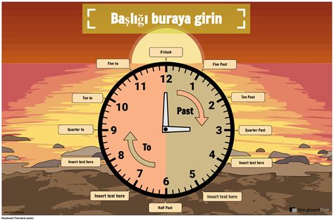 Gün batımı temalı zaman Posteri Storyboard por tr examples