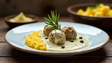 konigsberger klopse mit rosmarinpolenta creatable rezept fur