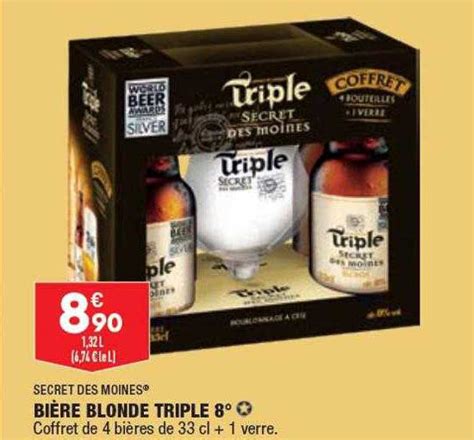 Offre Ducasse Bi Re Blonde Triple Chez Lidl