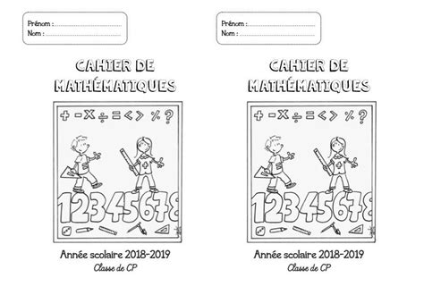 Page De Garde Cahier Maths Me Communaut Mcms Hot Sex Picture