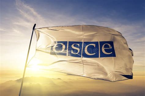 Organization For Security And Co Operation In Europe Osce Flag Textile