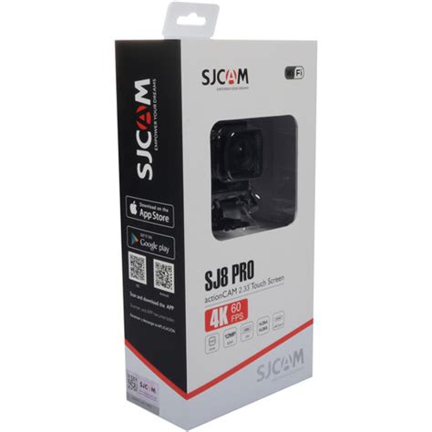 SJCAM SJ8 Pro 4K Action Camera (Black) - CameraLK