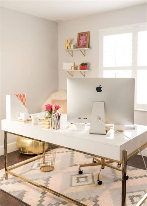 25 Best Ideas Elegant White Office Desk