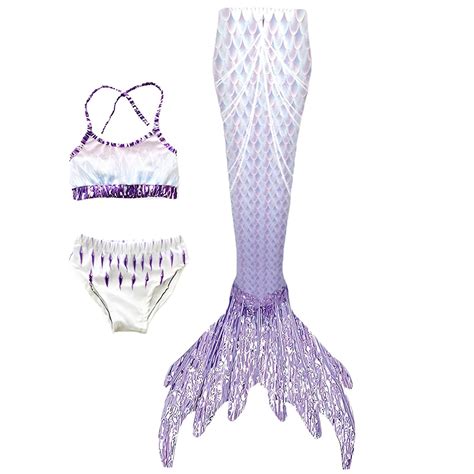 Kiijoy Girls Piece Swimsuit Ruffle Bikini Fish Tail Set Upf Bathing Suit Sizes