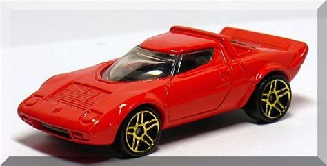 Hot Wheels Lancia Stratos First Editions Collector Red Contemporary