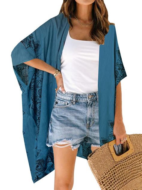 Spicy Sandia Women S Kimonos Cover Up For Beach Bikini Swimsuit Coverups For Swimwear Bathing