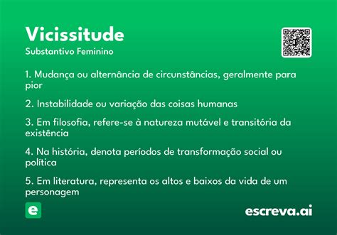 O Que É Vicissitude