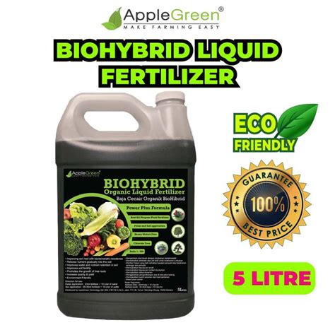 Biohybrid 🔥5l Hybrid Organic Liquid Fertilizer🔥 5l Baja Organik Cecair