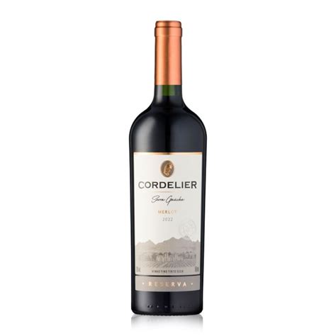 Vinho Cordelier Reserva Merlot 750 ml Caixa c/ 06 Unidades