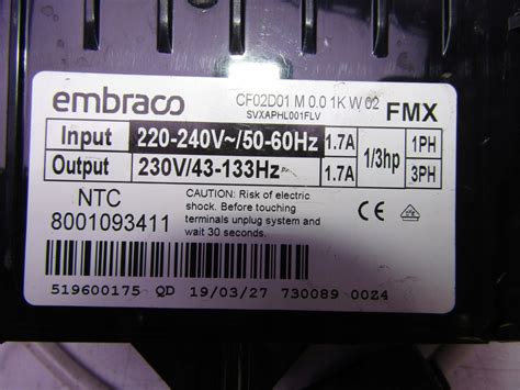 Sprężarka agregat lodówki EMBRACO FMXY9C - 8629258852 - oficjalne ...