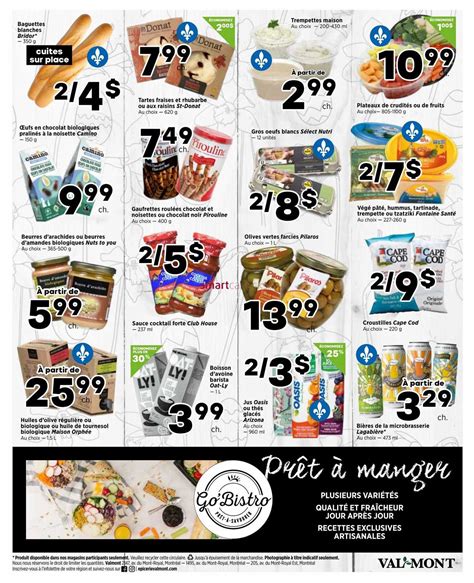 Val-Mont Flyer April 6 to 12