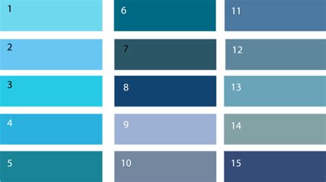 Холодный и теплый синий цвет | LOOKCOLOR