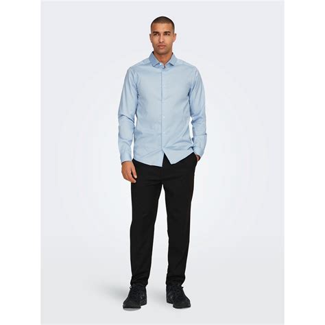 Only Mens Long Sleeve Plain Shirt Frasers