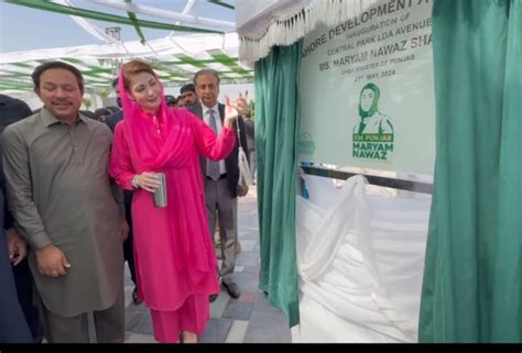 CM Maryam Nawaz Inaugurates LDA Avenue I Central Park Pakistan Observer