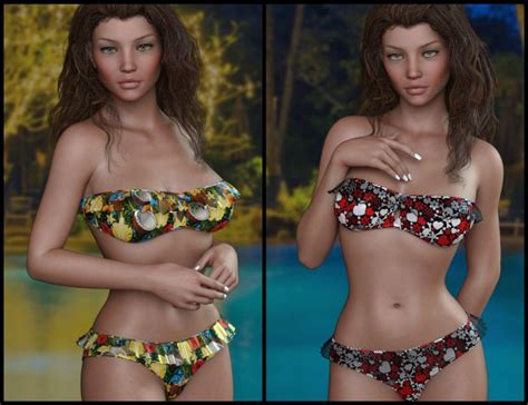 Th Ave Summer Frills Bikini D Models For Daz Studio And Poser