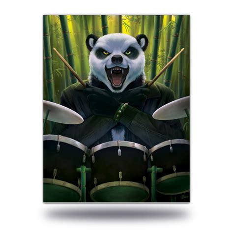 Print Jungle Drums Golden Druid