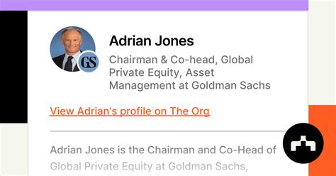 adrian jones goldman sachs net worth