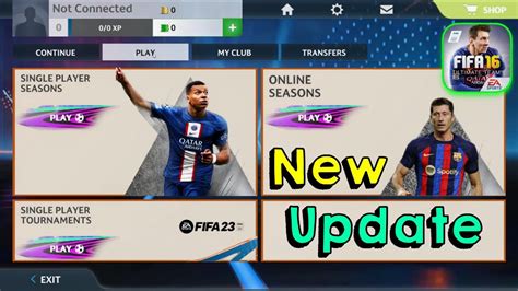 FIFA 16 Mobile FIFA 23 Update Android FIFA 16 FIFA 16 For Android