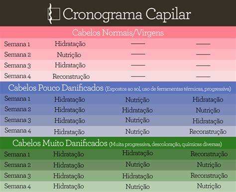 Cronograma Capilar Para Cabelos Com Química - 38+ Como Montar Um Cronograma Capilar Para Cabelos Com Quimica