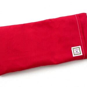 Microwavable Heating Pad Solid Red Aromatherapy Heating Pad Hot Cold Therapy Heat Pack