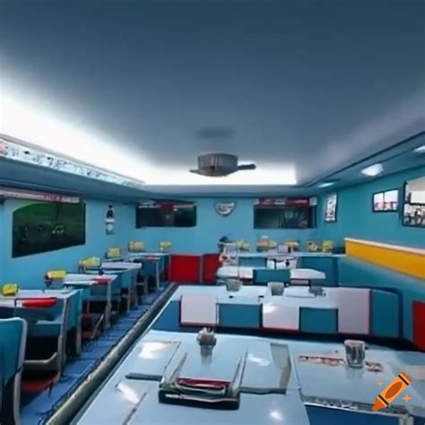 Cartoon Diner On Craiyon