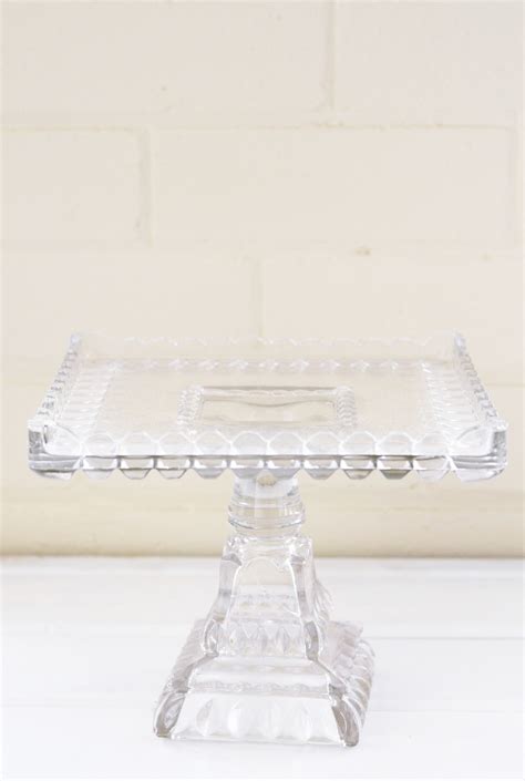 Square Glass Cake Stand. Hacaroa 3 Pcs Square Tempered Glass Cupcake Stands, 8, 10, 12 Inch ...