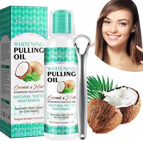 Amazon Coconut Pulling Oil Mint Oil Pulling Mouthwash With Tongue