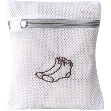 Sacs À Linge En Filet Lingerie Réutilisable Avec Fermeture Éclair Lavage En Nid D Abeille Pour