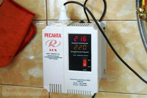 Как выбрать стабилизатор напряжения для газового котла