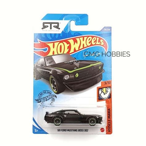 Promo Ford Mustang Boss Hitam Muscle Mania Hot Wheels Hotwheels Diskon Di Seller Dm