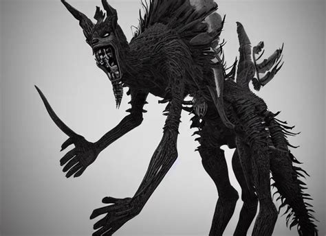 terrifying indigenous skinwalker wandering around | Stable Diffusion