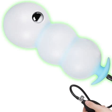 Avec Ballon Plug Anal Gonflable BDSM Dilatateur De Plug Anal Stimulateur De Point G Masseur