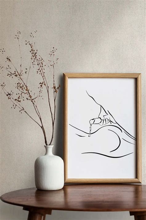 Erotic Nudity Penis Art Nude Line Drawing Erotic Male Art Etsy Finland