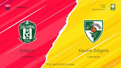 Zalgiris vs Kauno Zalgiris 06.04.2025 Match Overview | Tips.GG
