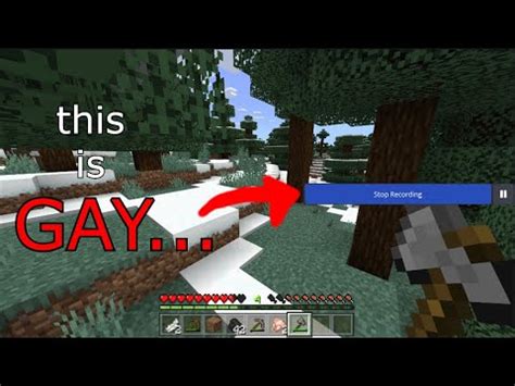Minecraft But If I Say Gay The Video Ends YouTube