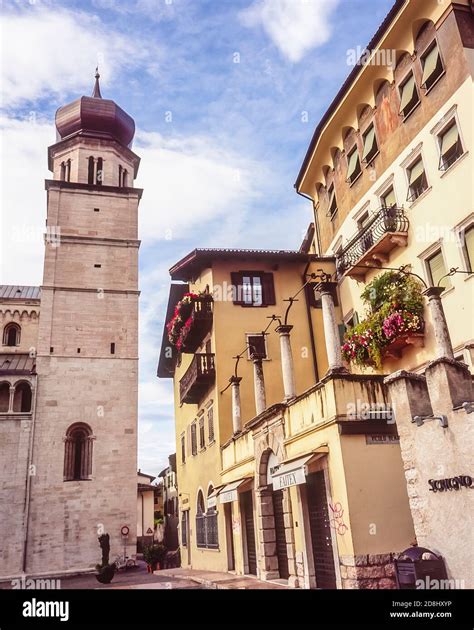 Street Scenes On The Piazza Del Duomo Town Square Looking Towards The