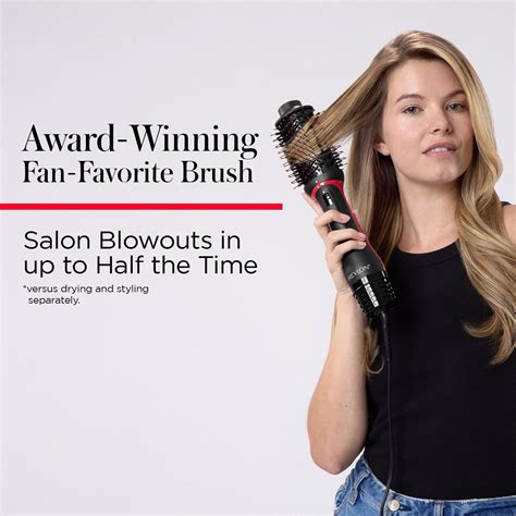 Revlon One Step Volumizer Plus Hair Dryer And Hot Air Brush Big Apple Buddy