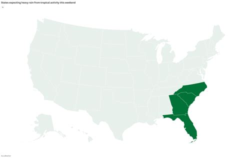 Map Shows Which States Will Be Hit Hardest By 'Drenching' Tropical