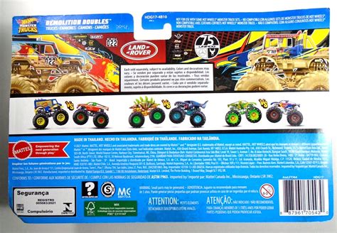 Hot Wheels Monster Trucks Land Rover Vs Unimog