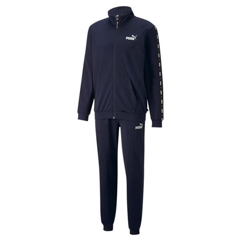 Puma Herren Trainingsanzug Tape Poly Suit Cl S Peacoat S