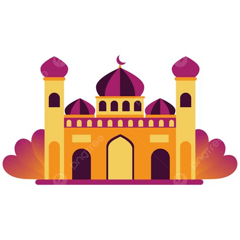 Ilustração Da Mesquita Do Ramadã Vetor Png Mesquita Cor Ramadã