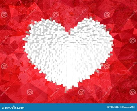 Heart Block Cartoon Vector 41937183