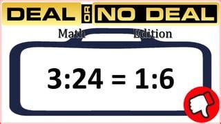 Math 6 - Understanding Proportion (Activities) | PPTX