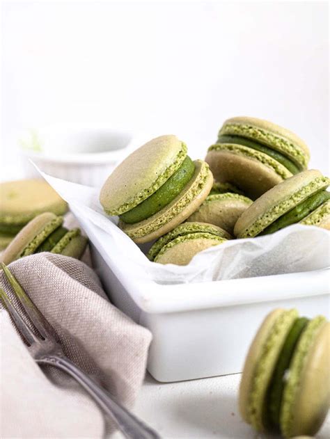 Matcha Macarons Catherine Zhang