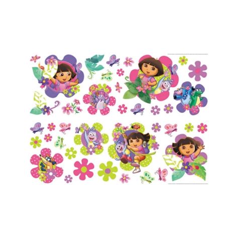 Dora The Explorer 40 Stickers Wall Sticker Decoration 0752952007223