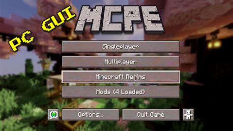 Android için PC GUI Pack for Minecraft MCPE İndir